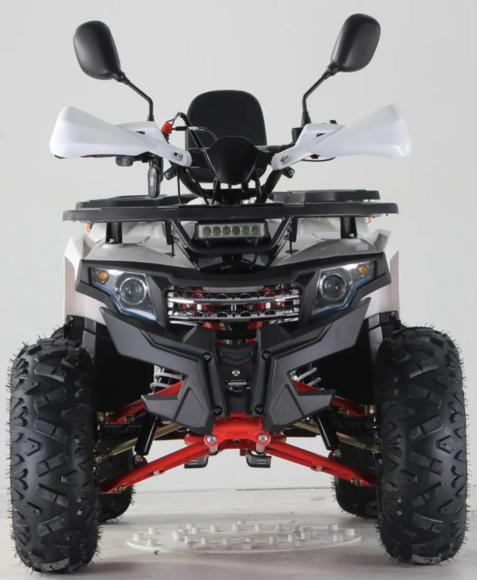 Квадроцикл Forte ATV125F (бело-красный) (124596) изображение 10