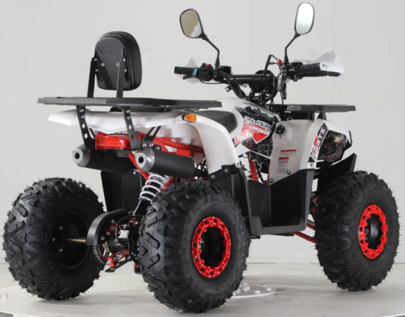 Квадроцикл Forte ATV125F (бело-красный) (124596) изображение 5