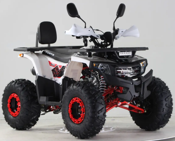 Квадроцикл Forte ATV125F (бело-красный) (124596) изображение 2