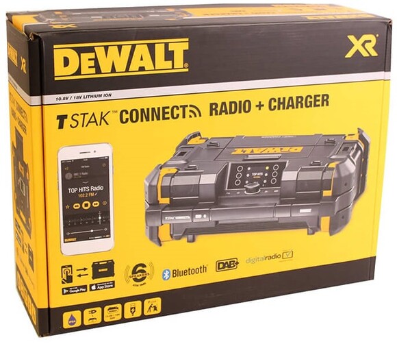Зарядний пристрій-радіоприймач DeWALT DWST1-81078 фото 6