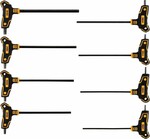 Набір ключів шестигранних VOREL HEX 2.5х10 мм 100х200 мм, Cr-V 6150 "8 шт (56649)