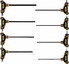 Набір ключів шестигранних VOREL HEX 2.5х10 мм 100х200 мм, Cr-V 6150 "8 шт (56649)