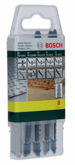 Набор пилок Bosch, 8 шт (2607019458) изображение 3