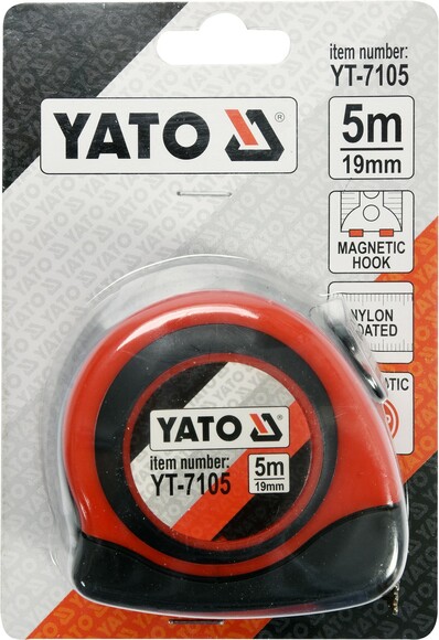 Рулетка YATO 5 м (YT-7105) фото 3