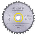 Пильный диск Metabo 235x2.6/1.8x3018FZ/FA10° (628492000)