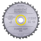 Пильний диск Metabo 235x2.6 / 1.8x3018FZ / FA10 ° (628492000)