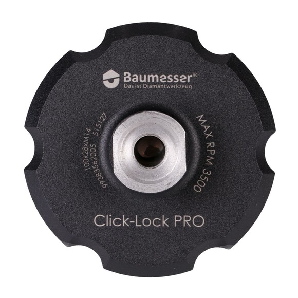 Утримувач алюмінієвий Baumesser Click-Lock PRO 100xM14 (99383562005)