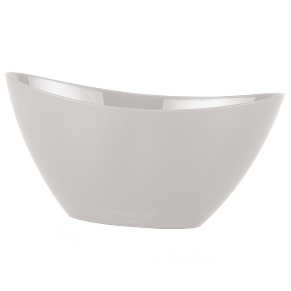 Горщик Serinova Kayak 1.2 л, біло-сірий (00-00011357)