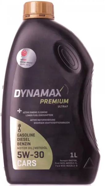 

Моторное масло DYNAMAX PREMIUM ULTRA F 5W30, 1 л (61335)