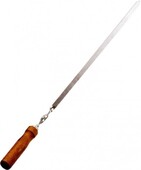 Шампур одинарний Mzavod з дерев'яною ручкою (Sh2-6)