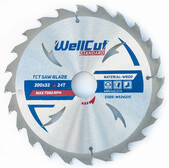 Пильный диск WellCut Standard 24Т, 200x32 мм (WS24200)