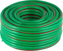 Шланг для води армований INTERTOOL, чотиришаровий, зелений, 1/2, 50 м, PVC (GE-4106)