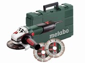 Кутова шліфувальна машина Metabo W 12-125 Quick Set (600398510)