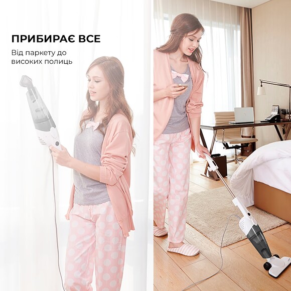 Пилосос Deerma Corded Hand Stick Vacuum Cleaner (DX118C) фото 14