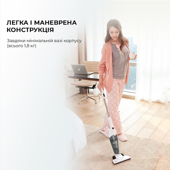 Пилосос Deerma Corded Hand Stick Vacuum Cleaner (DX118C) фото 16