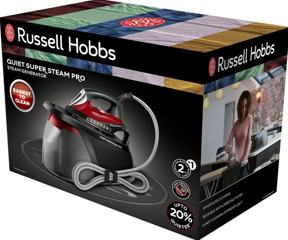 Утюг с парогенератором Russell Hobbs Quiet Super Steam Pro (24460-56) изображение 7