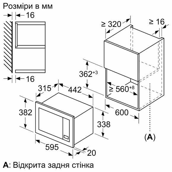 Мікрохвильова піч вбудована Bosch BFL623MC3 фото 6