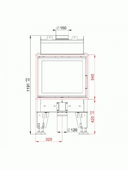 Каминная топка BeFHome THERM 6 (000-0001860) изображение 2