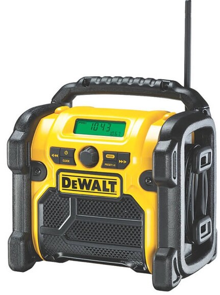 Зарядний пристрій-радіоприймач DAB/FM DeWALT DCR020 (без акумулятора і ЗП)