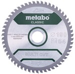Пильний диск Metabo MultiCutClassic 190x30 54 FZ/TZ 5 град. (628282000)