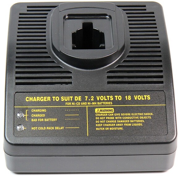 Зарядное устройство PowerPlant для шуруповертов и электроинструментов DeWALT GD-DE-CH01 (TB920488) изображение 2