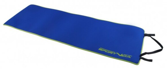 Килимок для йоги та фітнесу SportVida Neopren Blue 6 мм (SV-HK0038) фото 2
