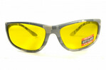 Защитные очки Global Vision Hercules-6 Digital Camo Yellow желтые в камуфлированной оправе (1ГЕР6-К30)