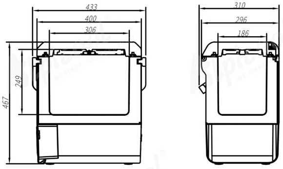 Компресорний автохолодильник Alpicool P15 (P15ABP) фото 7