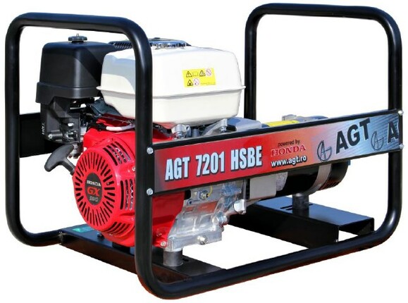 Бензиновий генератор AGT 7201 HSBЕ