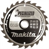 Пильный диск Makita Specialized по дереву 165x20 мм 24T (B-09173)