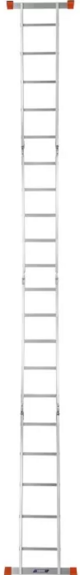 Лестница-трансформер алюминиевая четырёхсекционная BLUETOOLS 4x5 (160-9405) изображение 5