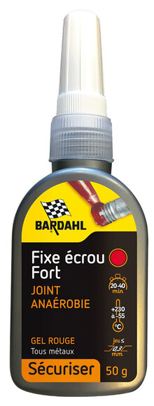 Фіксатор різьби BARDAHL Fixe Ecrou Fort Rouge 50 гр (червоний) (49913)