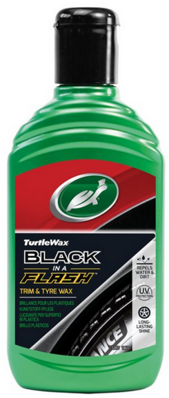Полироль для пластика TURTLE WAX BLACK FLASH, 300 мл (52855)