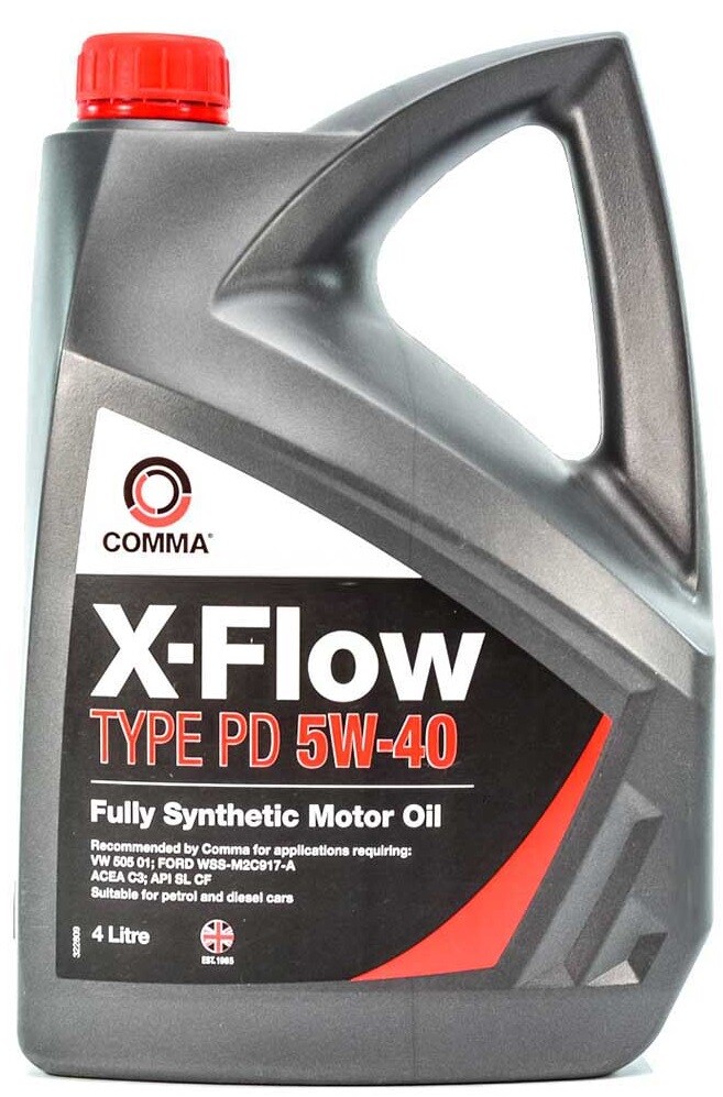 

Моторное масло Comma X-Flow Type PD 5W-40, 4 л (XFPD4L)