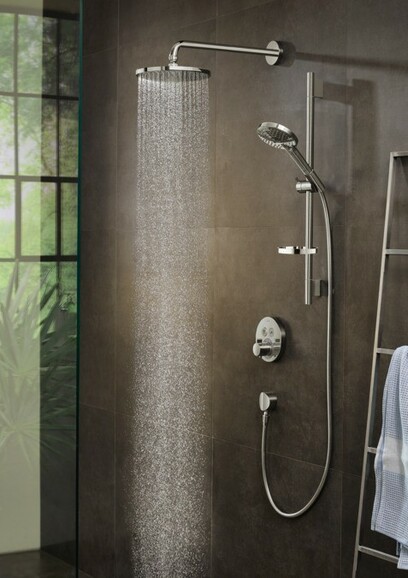 Термостат для ванны Hansgrohe ShowerSelect S 15743000 для 2-х потребителей, скрытый монтаж изображение 3