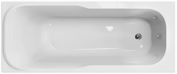 Ванна прямокутна KOLO SENSA 170х70 см, з ручним душем PULSIFY, без ніжок (XWP357000N+24100670) фото 2