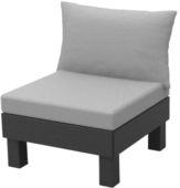 Садовый стул Keter Elements single chair, графит (257366)