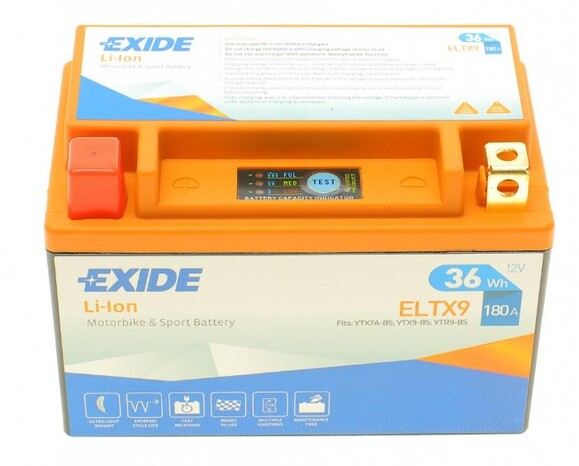 Акумулятор EXIDE ELTX9 (Li-ion), 3Ah/180A  фото 2