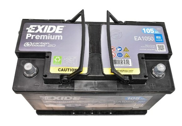 Акумулятор EXIDE EA1050 Premium, 105Ah/850A фото 2