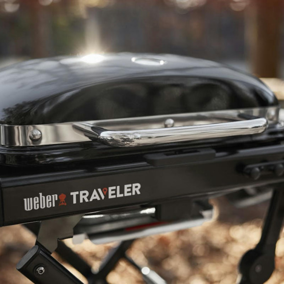 Гриль газовий Weber Traveler Compact Portable, чорний (1500527) фото 6