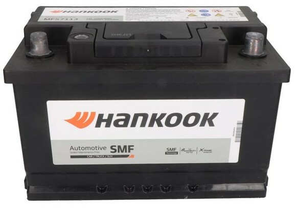 Автомобільний акумулятор Hankook MF57113 фото 3