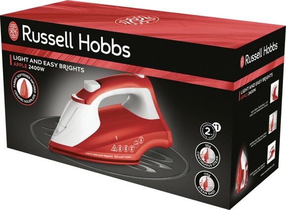 Утюг Russell Hobbs Light&Easy Brights Apple (26481-56) изображение 6