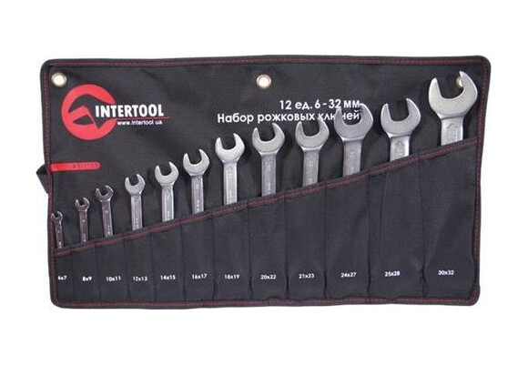 Набор рожковых ключей Intertool XT-1103 (12 шт)