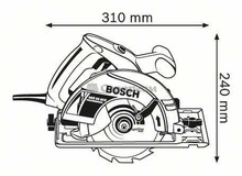 Пила дисковая Bosch GKS 55 GCE в коробке (0601664900)