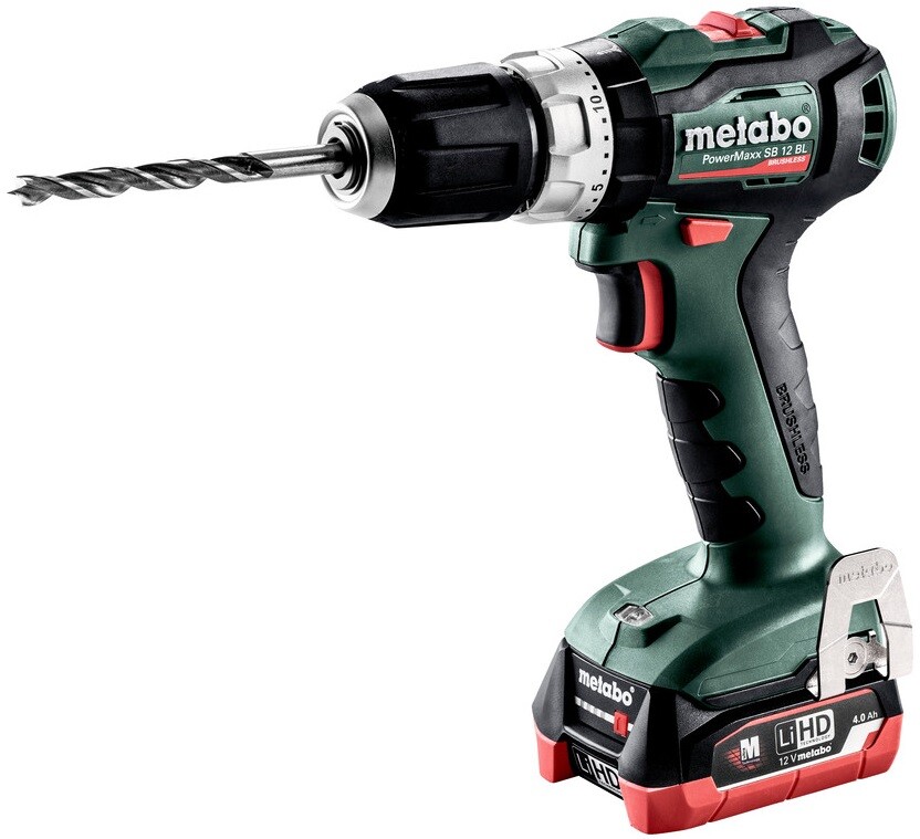 

Аккумуляторный ударный шуруповерт Metabo PowerMaxx SB 12 BL LiHD 2x4.0 Ah (601077800)