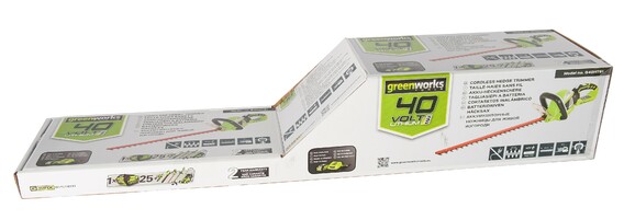 Кущоріз акумуляторний Greenworks G40HTK2 (з АКБ 2 Ah і ЗП) (2200907UA) фото 5