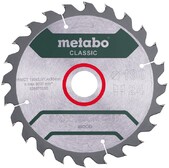 Пильний диск Metabo Precision cut Classic HW / CT 190х2 / 1.4x30, Z24 WZ 15 (628675000)