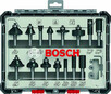 Набір фрез змішаний Bosch 8 мм. 15 шт. (2607017472)