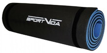 Коврик туристический SportVida XPE Black/Blue 1 см (SV-EZ0008)