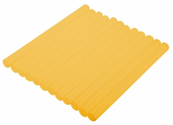 Стрижні клейові 11 мм, 12 шт., жовті TOPEX (42E171)